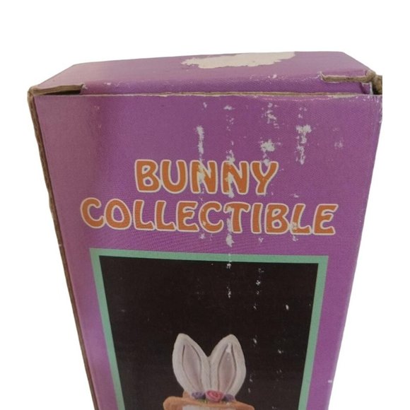 World Bazaars Inc Female Bunny Rabbit 12 In Ceramic Figurine With Baby In Hand - Picture 4 of 12